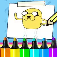 adventure_time_how_to_draw_jake Ойындар