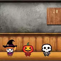 Amgel Halloween Room Escape 20 oyun ekran görüntüsü