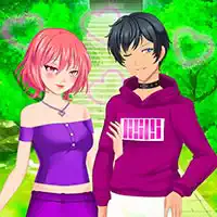 Jeux D'habillage De Couples D'anime capture d'écran du jeu