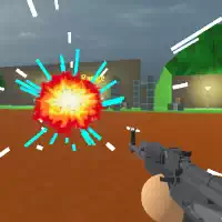 Juego Básico De Disparos De Robots captura de pantalla del juego