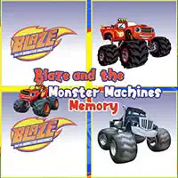 Blaze Monster Trucks Mémoire capture d'écran du jeu