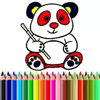 Coloriage Panda Bts