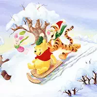 Christmas Winnie Pooh Jigsaw ảnh chụp màn hình trò chơi