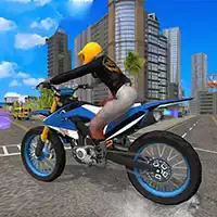 City Bike Stunt Racing játék képernyőképe