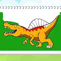 Livre De Coloriage Dinosaures capture d'écran du jeu