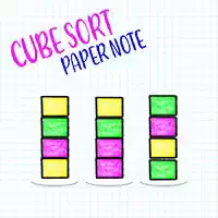 cube_sort_paper_note 游戏