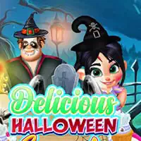 Heerlijke Halloween Cupcake Dress Up schermafbeelding van het spel