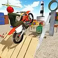دراجة الترابية المثيرة المدقع لقطة شاشة اللعبة