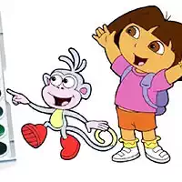 Dora Kaşif Boyama Kitabı