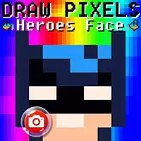 Dessiner Le Visage Des Héros Pixels capture d'écran du jeu
