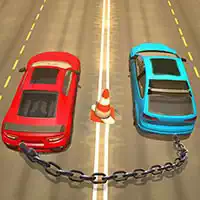 Διπλά Παιχνίδια Αγώνων Αυτοκινήτων 3D στιγμιότυπο οθόνης παιχνιδιού