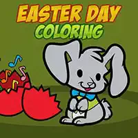 Χρωματισμός Της Ημέρας Του Πάσχα στιγμιότυπο οθόνης παιχνιδιού