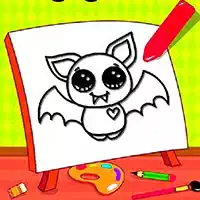 easy_kids_coloring_bat Игры