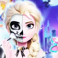 Elsa Halloween Party Tatuaż zrzut ekranu gry