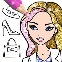 fashion_coloring_book_glitter เกม