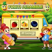 Frutat Scramble pamje nga ekrani i lojës