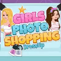 Mädchen-Foto-Shopping-Dress-Up