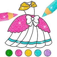 glitter_dress_coloring เกม