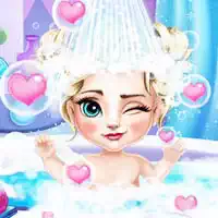 ice_queen_elsa_baby_bath Игры