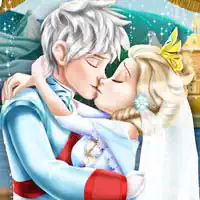 Ice Queen Wedding Kiss