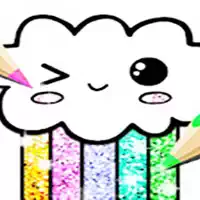 kawaii_coloring_book_glitter_-_drawing_book গেমস