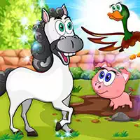 Aprendendo Animais De Fazenda: Jogos Educativos Para Crianças captura de tela do jogo
