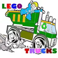Lego Trucks Omalovánky snímek obrazovky hry