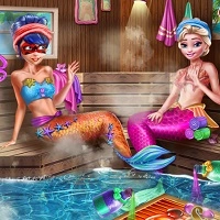 mermaids_bffs_realife_sauna Խաղեր