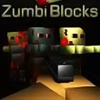 Minecraft: Zumbi Blocks 3D skærmbillede af spillet