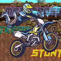 Motocross Xtreme Stunts skærmbillede af spillet