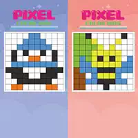 ເດັກນ້ອຍສີ Pixel ພາບຫນ້າຈໍເກມ