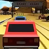 Pixel Rally 3D captura de tela do jogo