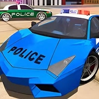 Jogo de Acrobacias com Carro de Drift da Polícia