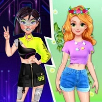 princesses_cyber_robot_vs_nature ហ្គេម