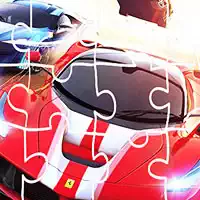 Racing Crash Jigsaw skærmbillede af spillet