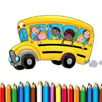 Schoolbus Kleurboek