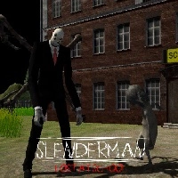 Slenderman Perdido En La Escuela