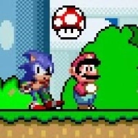 Sonic Süper Mario Dünyasında