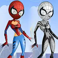 Spider Girl Dress Up skærmbillede af spillet