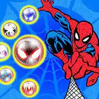 Spiderman Bubble Shoot Puslespil skærmbillede af spillet