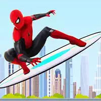 spiderman_skateboarding ເກມ