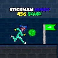 Stickman Îmbrățișare 456 Squid