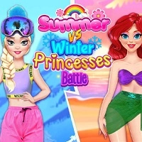 summer_vs_winter_princesses_battle Juegos