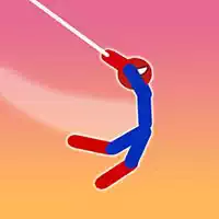 super_hero_flip_spider_stickman_hook રમતો