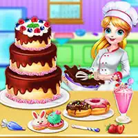 Sweet Bakery Chef Mania- ហ្គេមនំខេកសម្រាប់ក្មេងស្រី