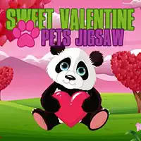 Sweet Valentine Pets Jigsaw játék képernyőképe
