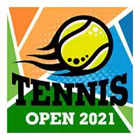 Tennis Open 2021 schermafbeelding van het spel