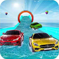 水滑梯汽车特技赛车游戏 3D 游戏截图
