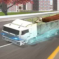Camion De Transport D'animaux Sauvages capture d'écran du jeu