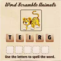 word_scramble_animals ゲーム